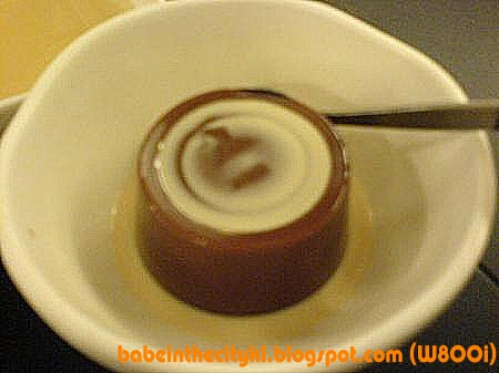 mdm wong - choc pudding dessert from set