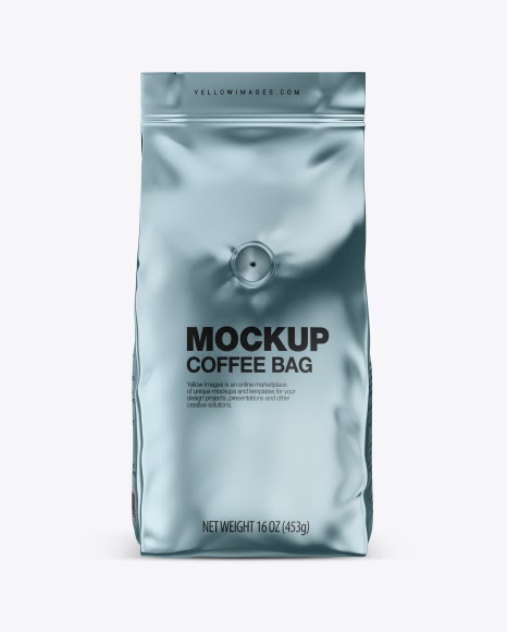 Download Glossy Coffee Bag Mockup Front View Download Psd Mockups Smart Object And Templates To Create Magazines Books Stationery Clothing Mobile Packaging Business Cards Yellowimages Mockups