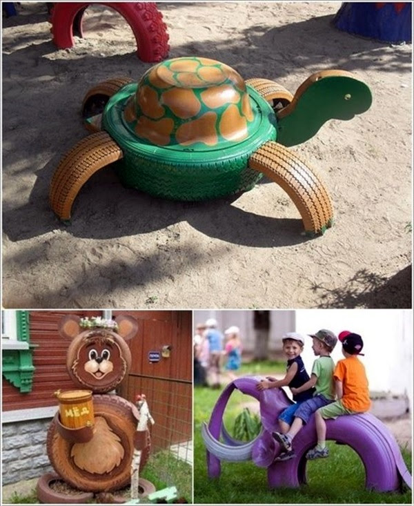 Smart Ways to Use Old Tires (24)