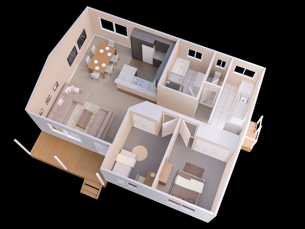600 Sq Ft House Plans 2 Bedroom 3d House PlansandDesigns