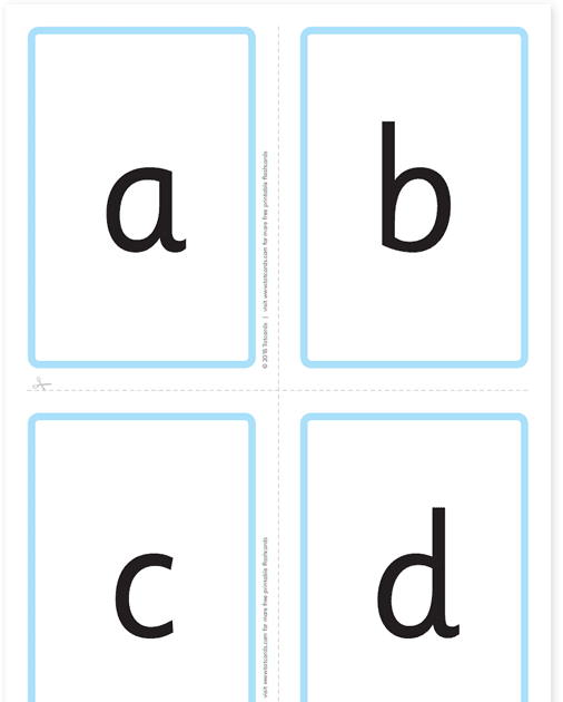 Truth Of The Talisman English Alphabet Flashcards Printable