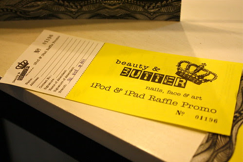 Beauty & Butter Raffle Ticket