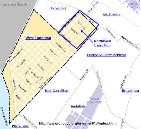 Why the name NorthWest Carrollton?