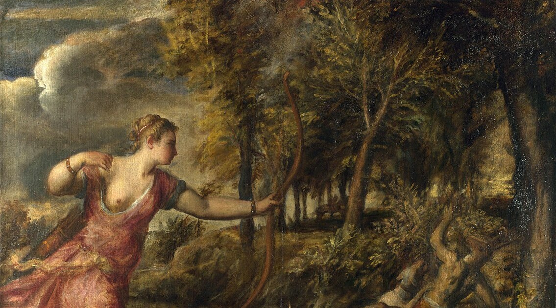 Art Of The Day Titian The Death Of Actaeon