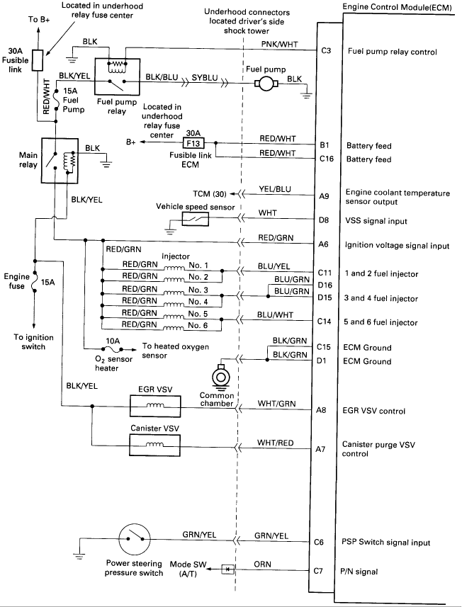 94 accord radio wire diagram - 94 honda accord wiring diagram fuel pump wiring diagram