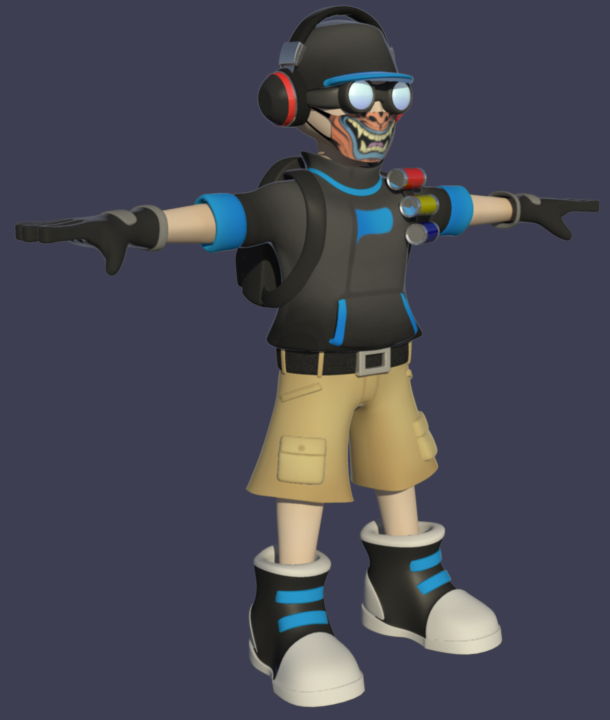 Chromanaut Character Render
