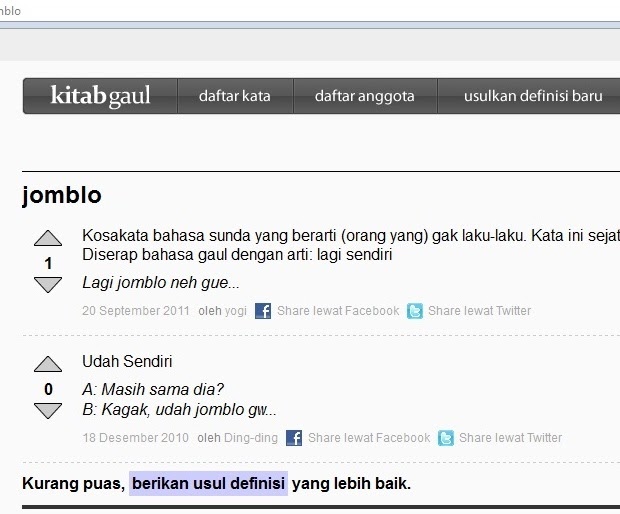 Arti Bahasa Gaul Sunda Olegun