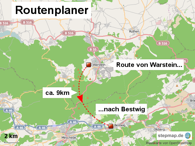 Routenplaner Deutschland