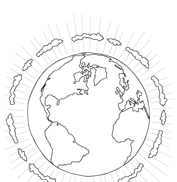 Cool Earth Coloring Pages / Pin On Coloring Pages For Kids - Earth day