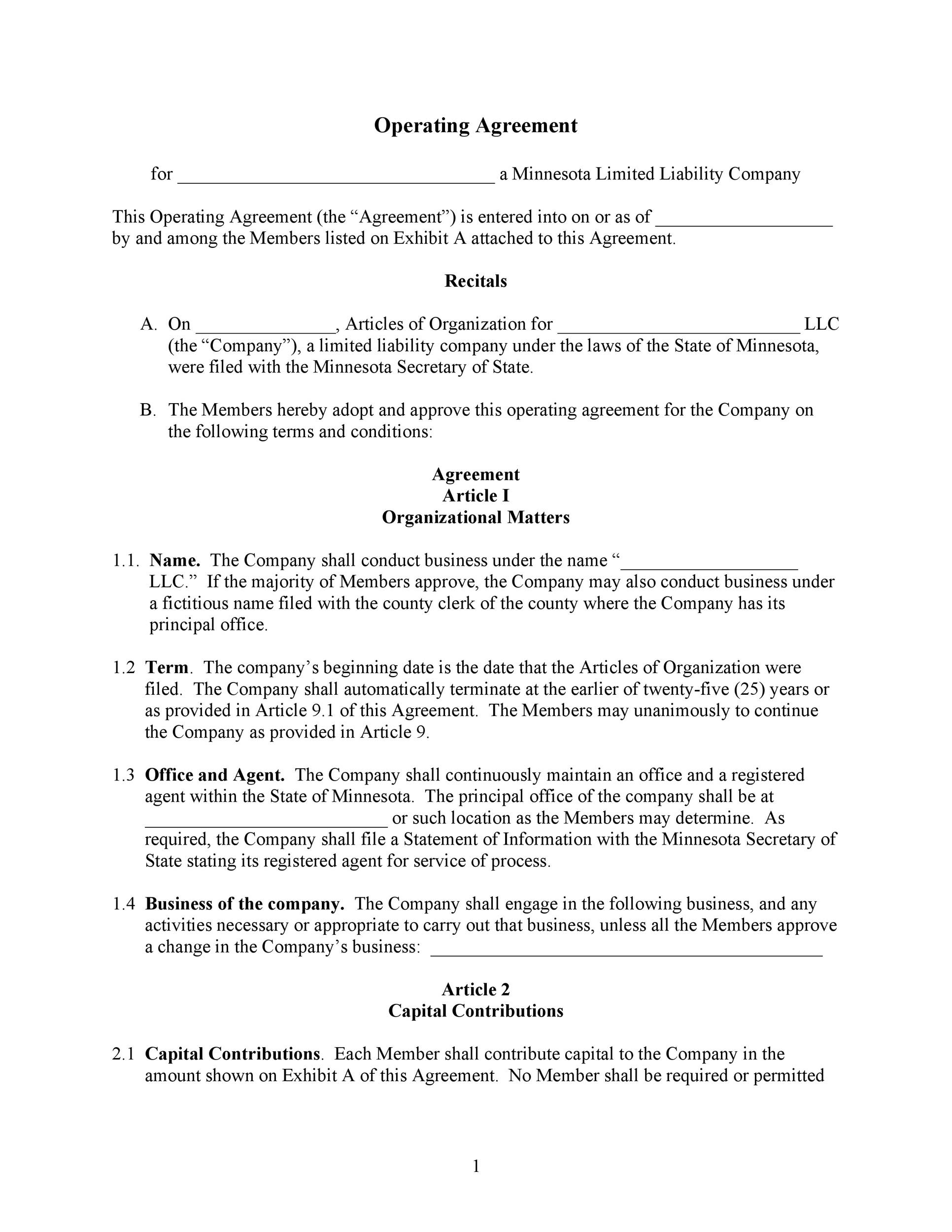 llc-operating-agreement-template-with-silent-partnership-pdf-template