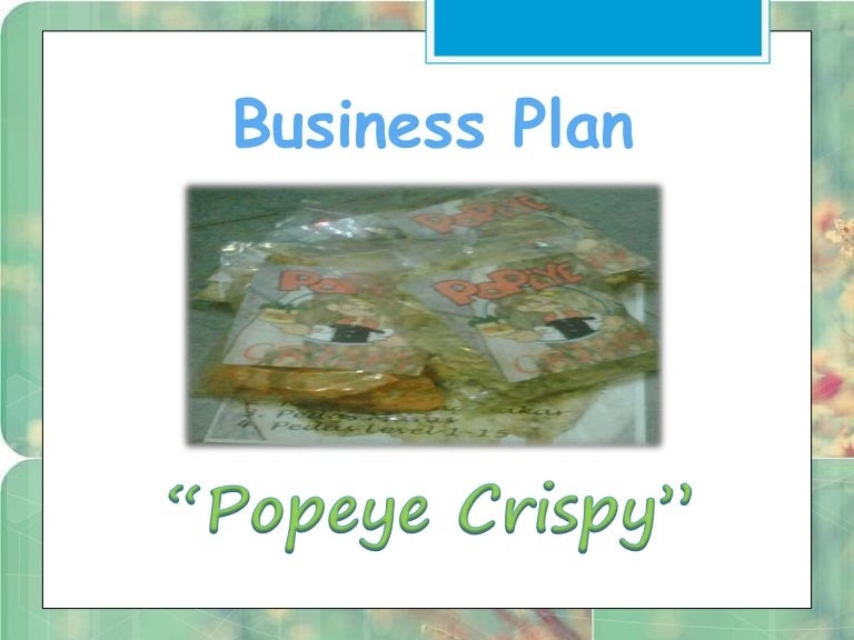 ppt business plan makanan