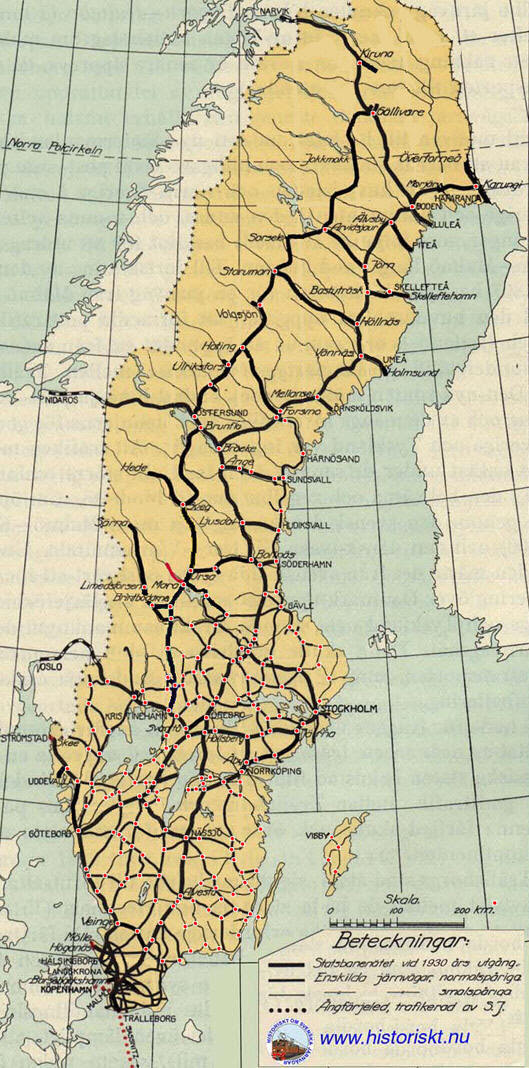Järnvägar Sverige Karta | Karta