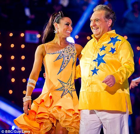 Fim da estrada: The 60-year-old e seu parceiro de dança Flavia Cacace foram votados fora do show dançando BBC último fim de semana