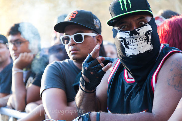 People having fun at Aftershock