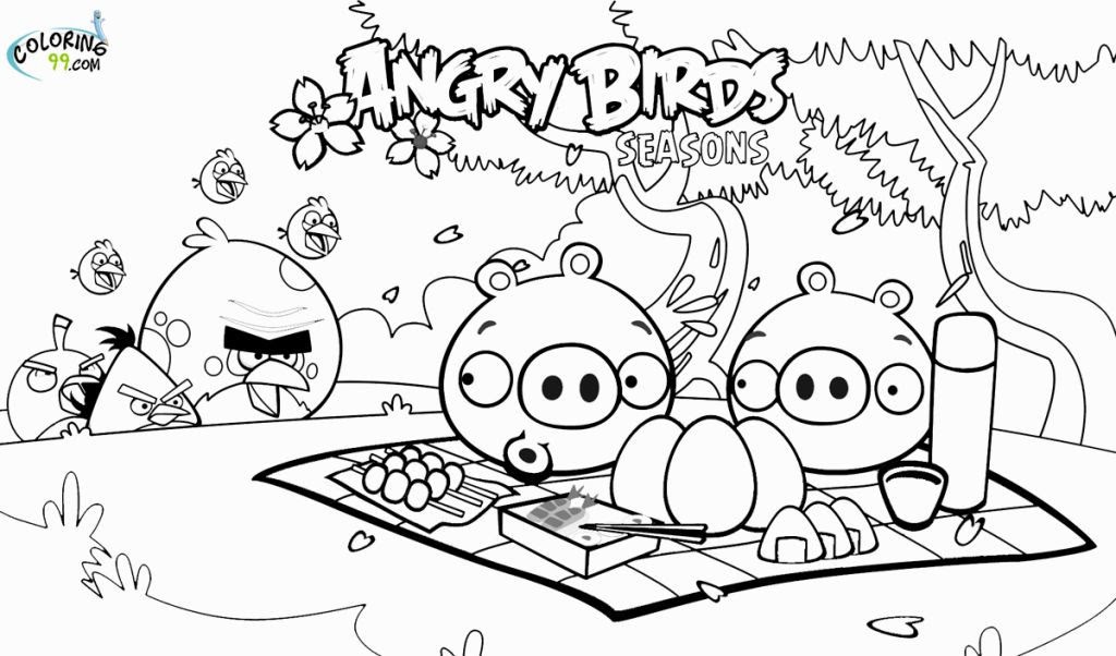 665 Simple Halloween Angry Birds Coloring Pages with Printable