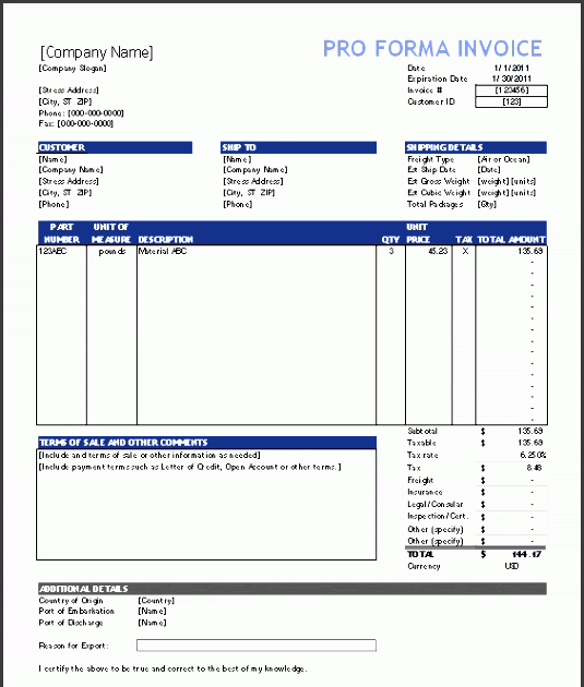 Contoh Invoice Usd Rasmi B