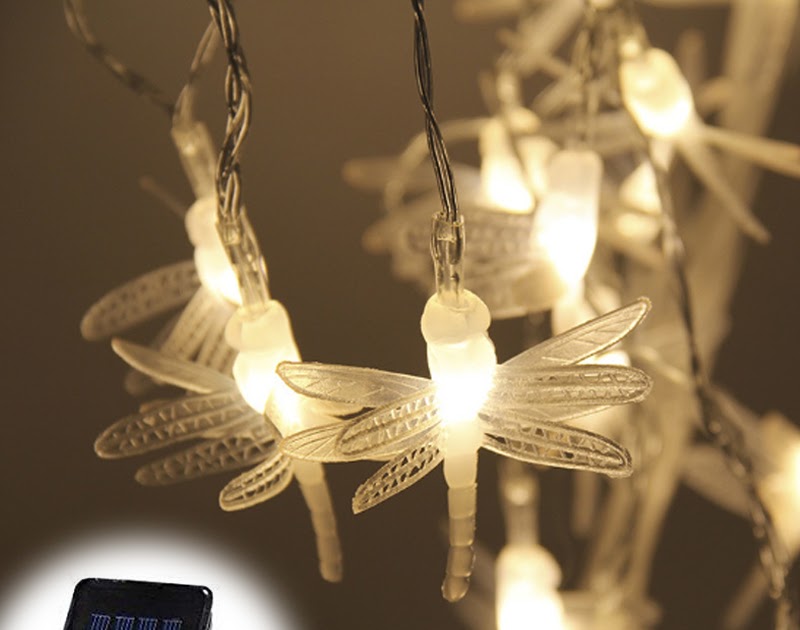 Beste Koop Zonne energie Fairy Lichtslingers 5 M 30 LED Dragonfly