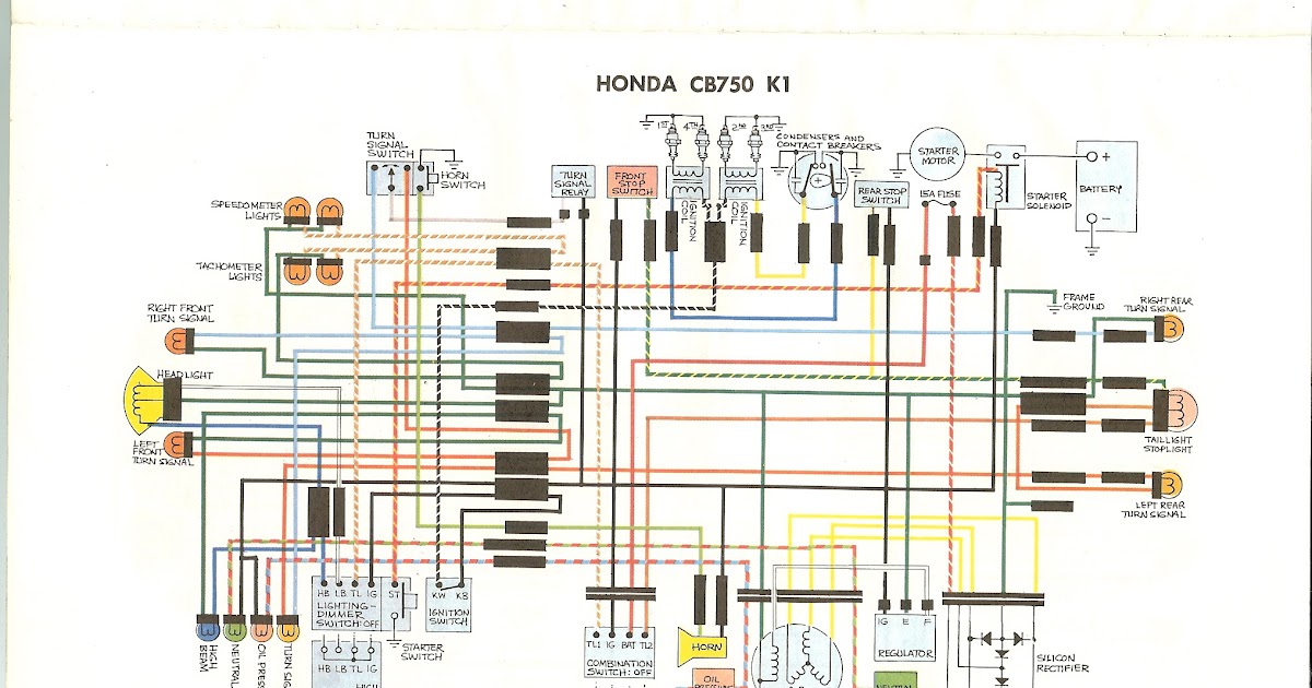 17 Lovely 1978 Honda Cb750 Wiring Diagram