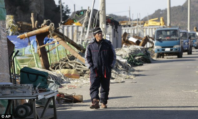 Empty: One of the few South Koreans left on the island. Around 1,200 people have fled to the mainland