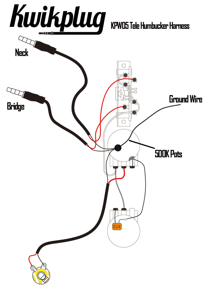 One Single Coil Pickup Wiring Diagram 1 Humbucker/1
