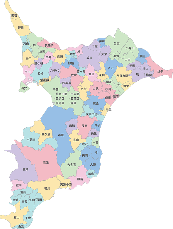 元の千葉 県 地図 イラスト アニメ画像