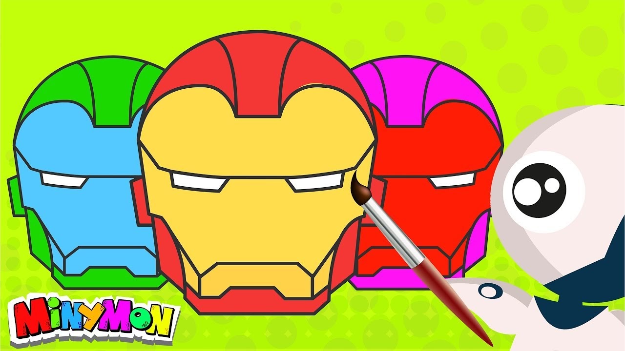 Iron Man Helmet Coloring Page - 245+ Best Quality File