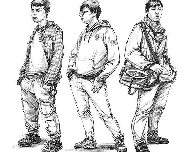 65+ Gambar Sketsa Manusia Terbaru - Never Mind
