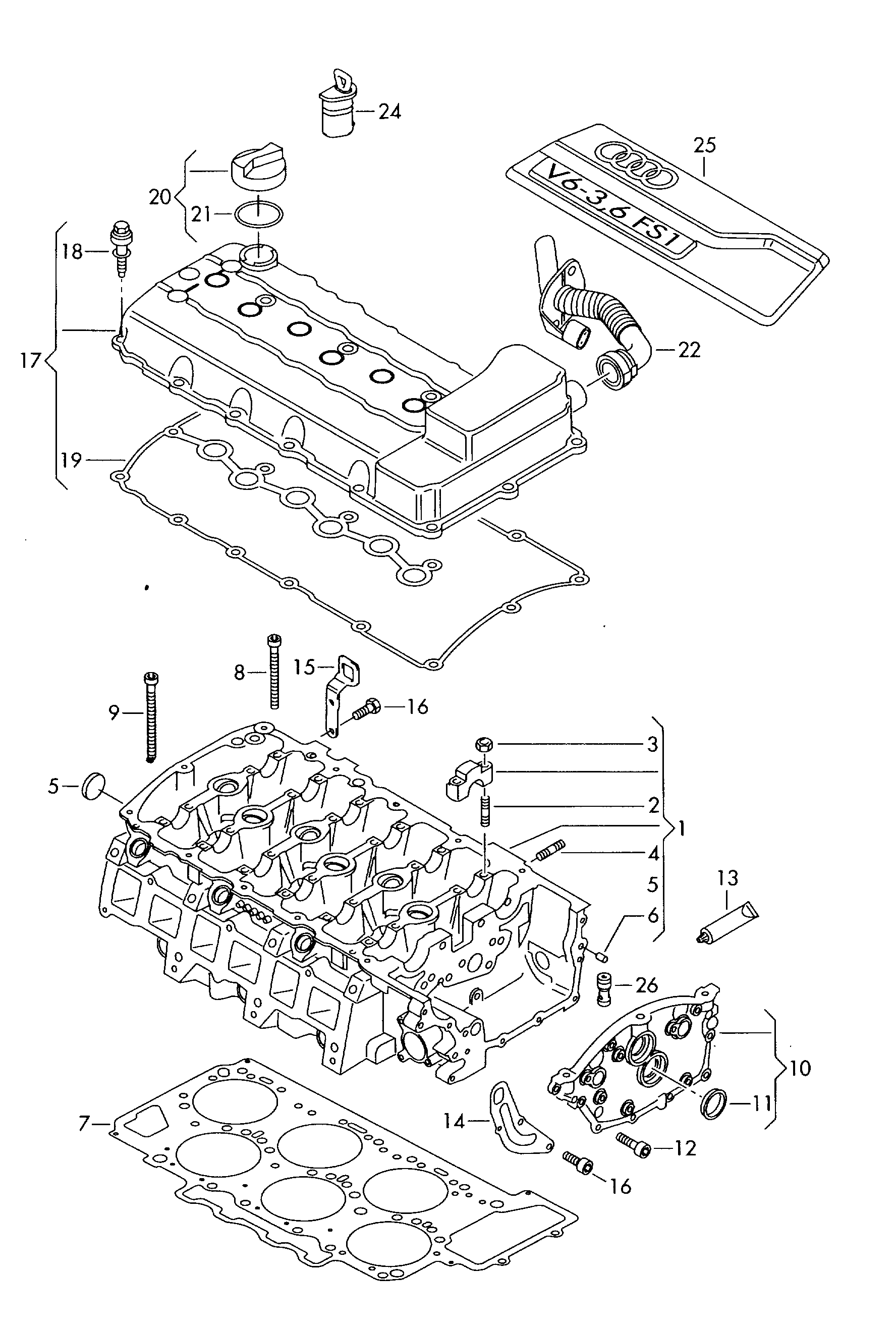 2007 Audi A4 Engine Diagram