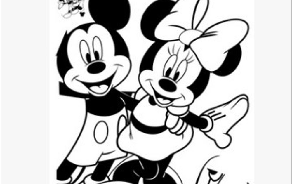 8 Sketsa Gambar Kartun Mickey Mouse Dunia Sketsa