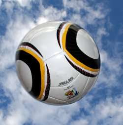 Jabulani (= celebrar) - Bola da Copa do Mundo FIFA de 2010, África do Sul