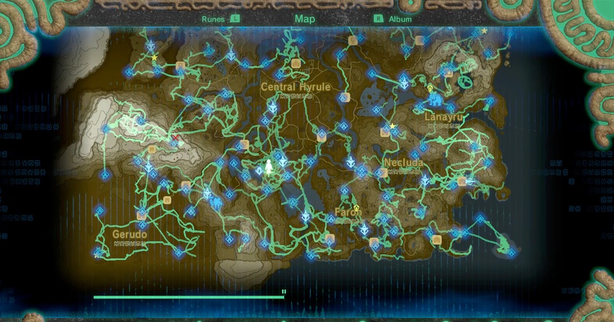 Map Of Hyrule Breath Of The Wild Maps Catalog Online