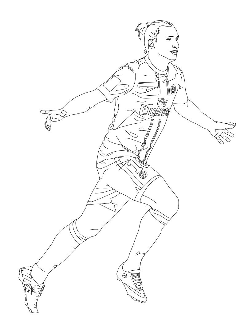 Dibujos De Jugadores De Futbol Imagenes Para Colorear Para