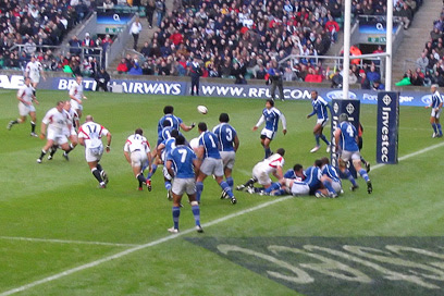 England vs. Samoa @ Twickenham - Samoa manage to stop England from scoring