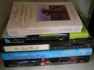 IMG_5936 <em>The Awakening</em> at the top of my own "to read" stack