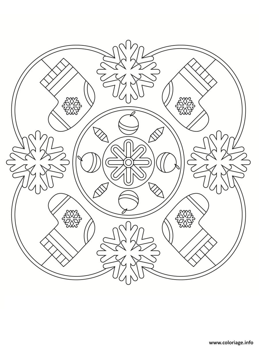 Coloriage Mandala Noel A Imprimer Gratuit Get Images