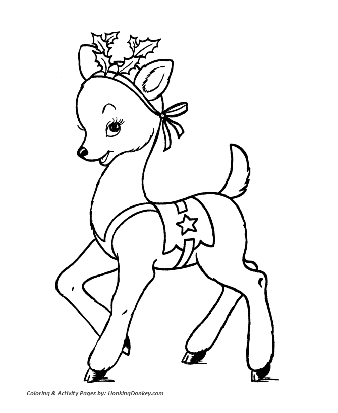 Santa And Reindeer Coloring Pages New Calendar Template Site Santa And Reindeer Coloring Pages New Calendar Template Site