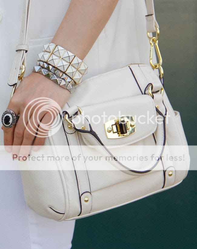 white Merona mini satchel