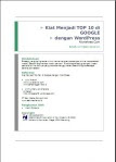 Menjadi Top 10 di Google
