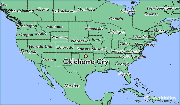 oklahoma city on us map Us Map States Cities Time Zone oklahoma city on us map