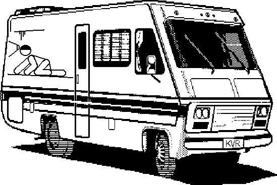 Cartoon Motorhome Clipart