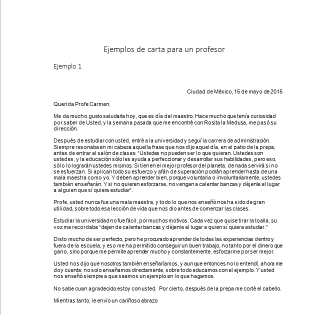 Carta De Quejas Ejemplos - New Sample x