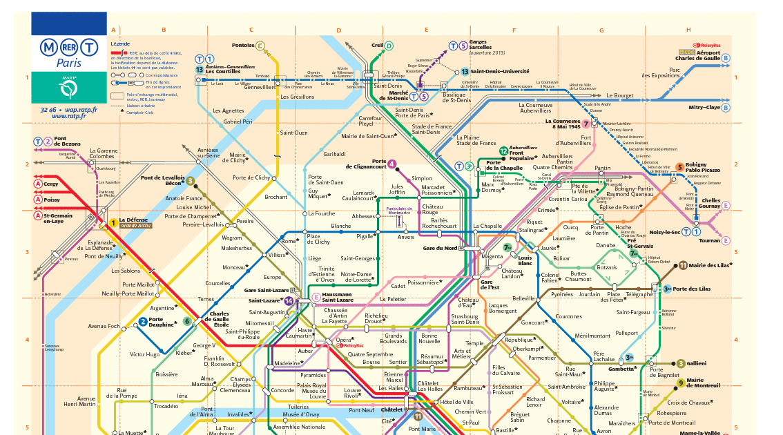 Plan De Metro Version Imprimable | Subway Application