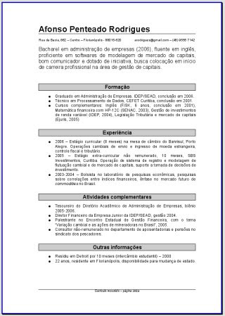 Como Se Escreve Curriculum Vitae No Plural - ASLEAFAR