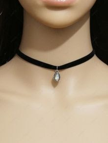 Faux Crystal Choker