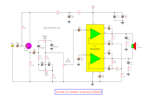 Audio Power Amplifier Circuit Diagram Using Power Mosfet - Home Wiring