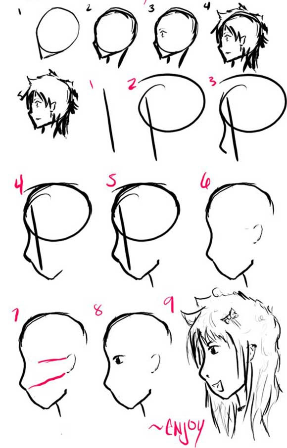 Featured image of post View 18 How To Draw Anime Boy Face Side View