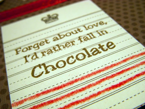 Sentiment on Strawberry card