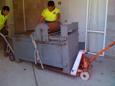 press moving