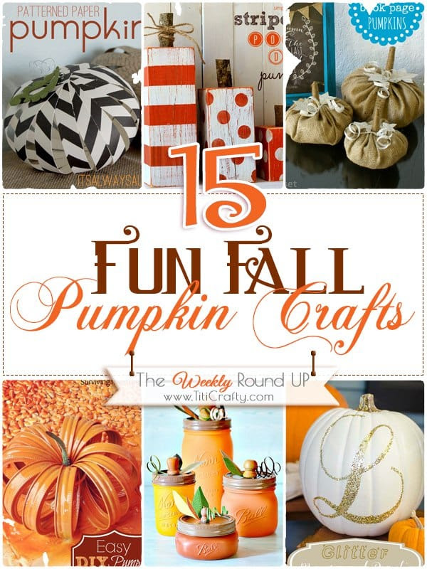 15 Fun DIY Fall Pumpkin Crafts