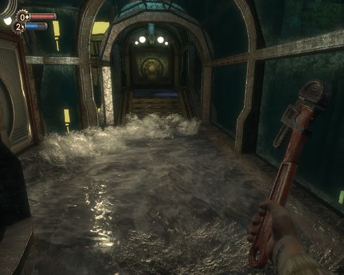 海水倒灌的特效是BioShock一大亮點